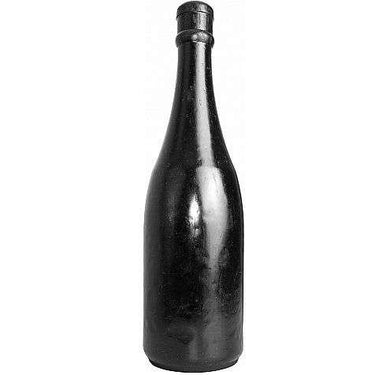 Plug Anale All Black Forma Bottiglia Champagne - Silicone Impermeabile
